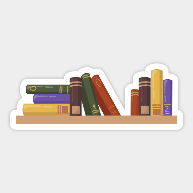 Books On The Shelf Sticker by Health